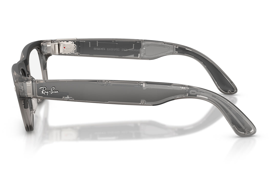 Vista3 - Gafas Oftálmicas Ray-Ban Meta RW7001 Blayzer Optics Gris