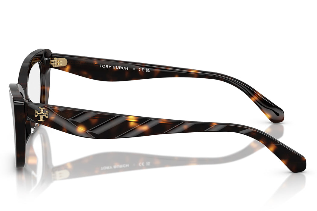 Vista2 - Gafas oftálmicas Tory Burch 0TY2155U Mujer Color Habana