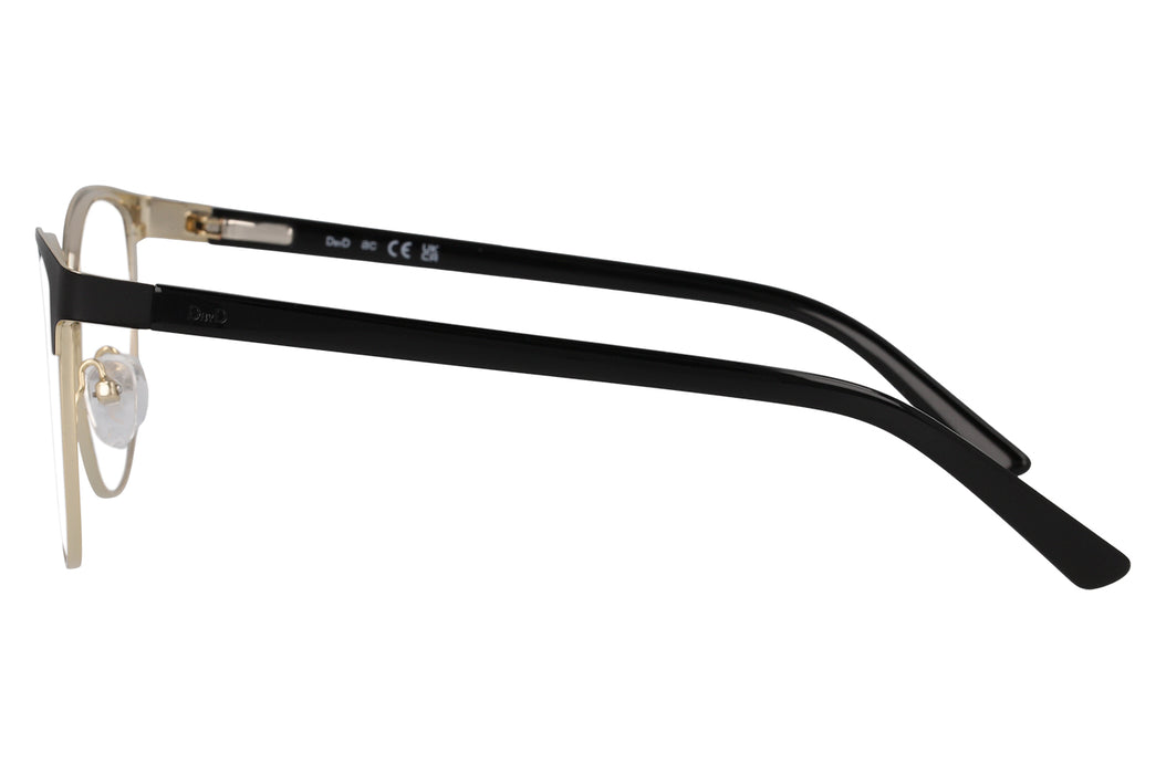 Vista2 - Gafas oftálmicas DbyD  0DB1159 Mujer Color Negro