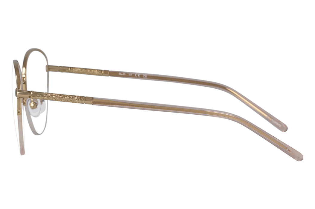 Vista3 - Gafas oftálmicas DbyD  0DB1164 Mujer Color Oro