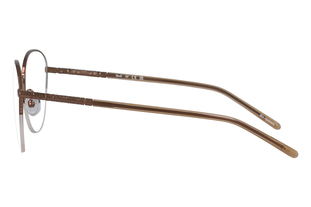 Vista2 - Gafas oftálmicas DbyD  0DB1164 Mujer Color Marrón