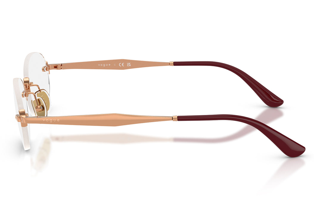 Vista3 - Gafas oftálmicas Vogue 0VO4343 Mujer Color Oro