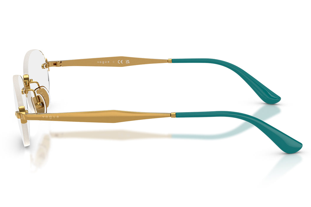 Vista3 - Gafas oftálmicas Vogue 0VO4343 Mujer Color Oro