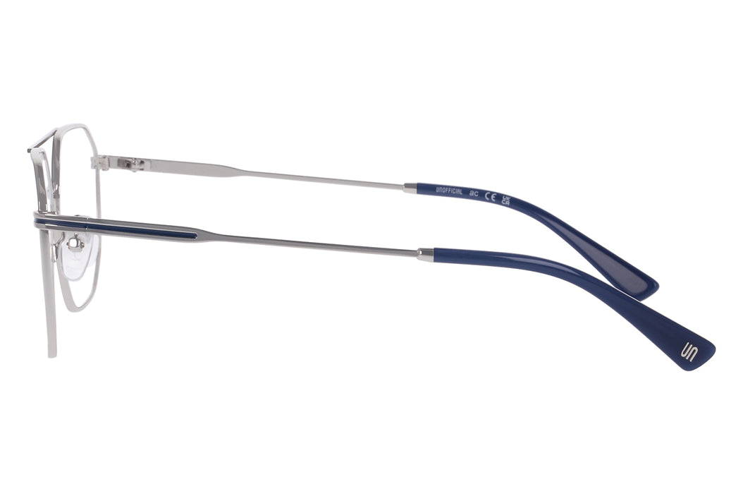 Vista2 - Gafas oftálmicas Unofficial 0UO1205 Hombre Color Plateado