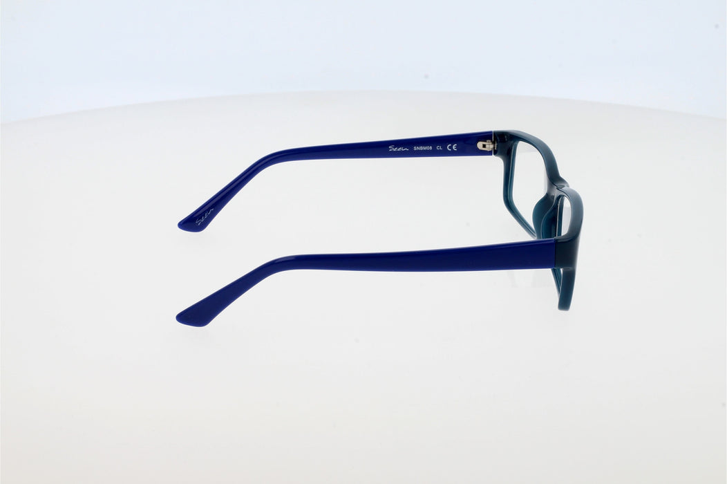 Vista3 - Gafas oftálmicas Seen BP_SNBM08 Hombre Color Azul / Incluye lentes filtro luz azul violeta