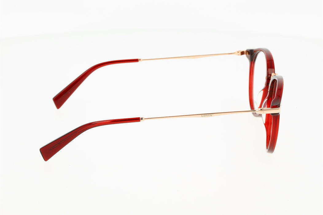 Vista3 - Gafas oftálmicas Levis LV 5006 Mujer Color Rojo