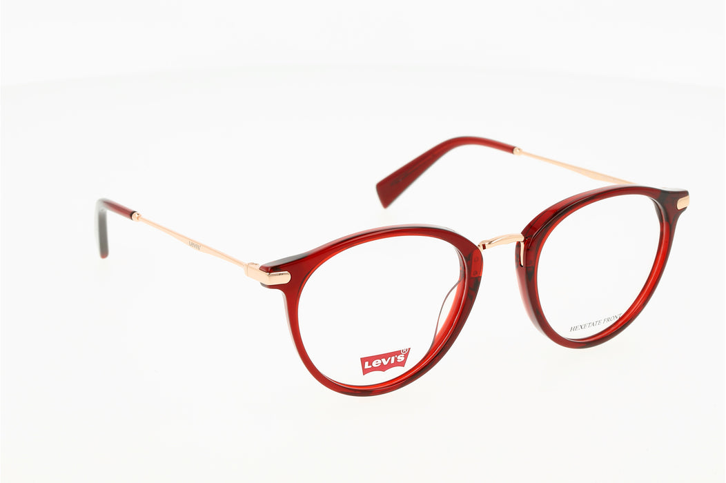 Vista4 - Gafas oftálmicas Levis LV 5006 Mujer Color Rojo