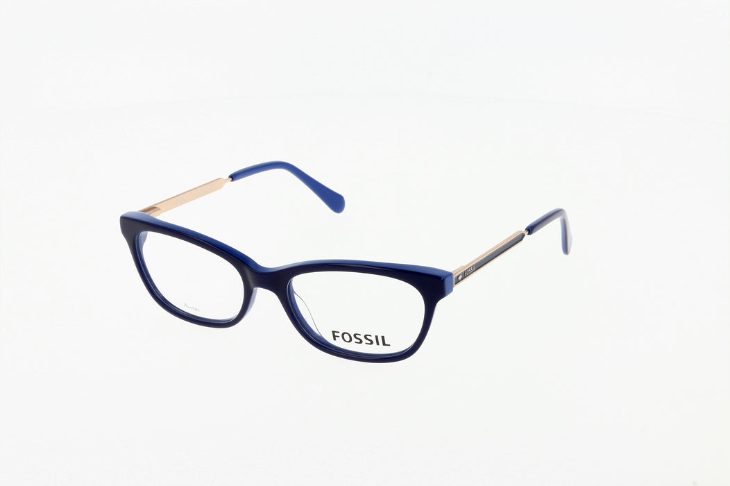 Vista1 - Gafas oftálmicas Fossil FOS 7010 Mujer Color Azul