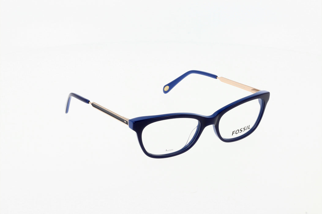 Vista2 - Gafas oftálmicas Fossil FOS 7010 Mujer Color Azul