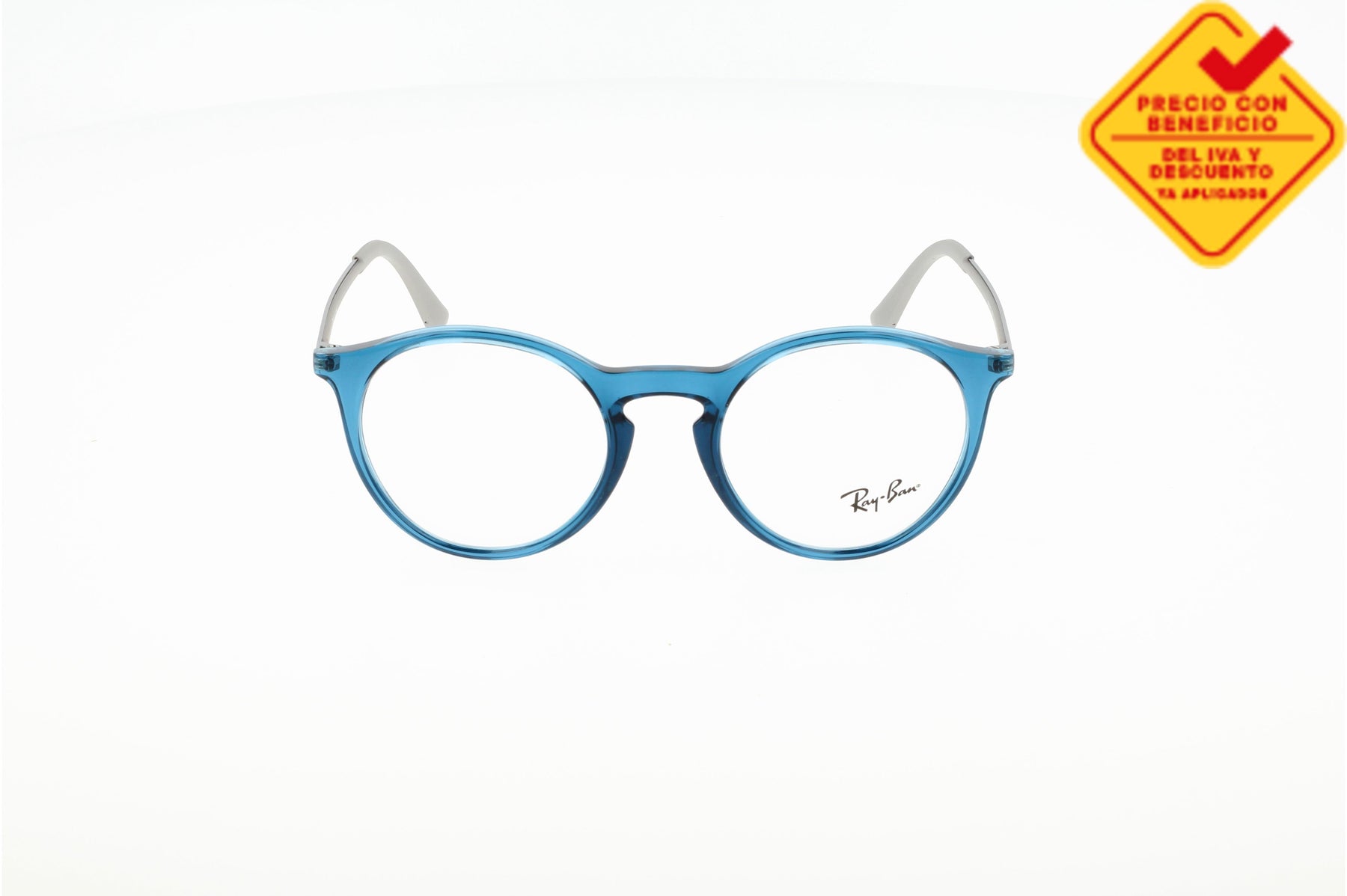 Vista-1 - Gafas oftálmicas Ray Ban 0RX7132 Hombre Color Azul