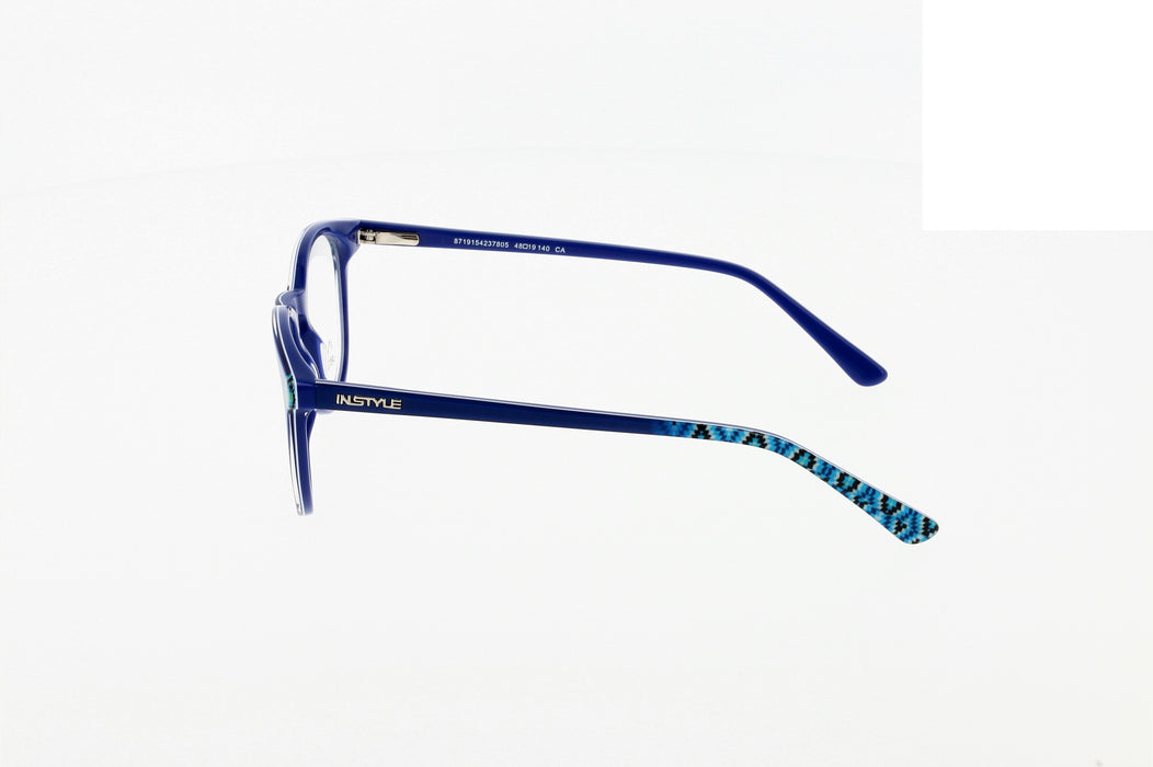 Vista2 - Gafas oftálmicas In Style FF27 Mujer Color Azul