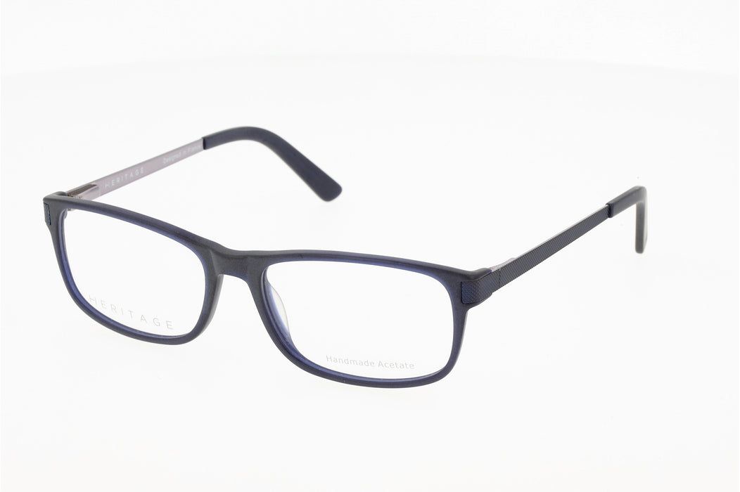 Vista1 - Gafas oftálmicas Heritage HEOM0005 Hombre Color Azul