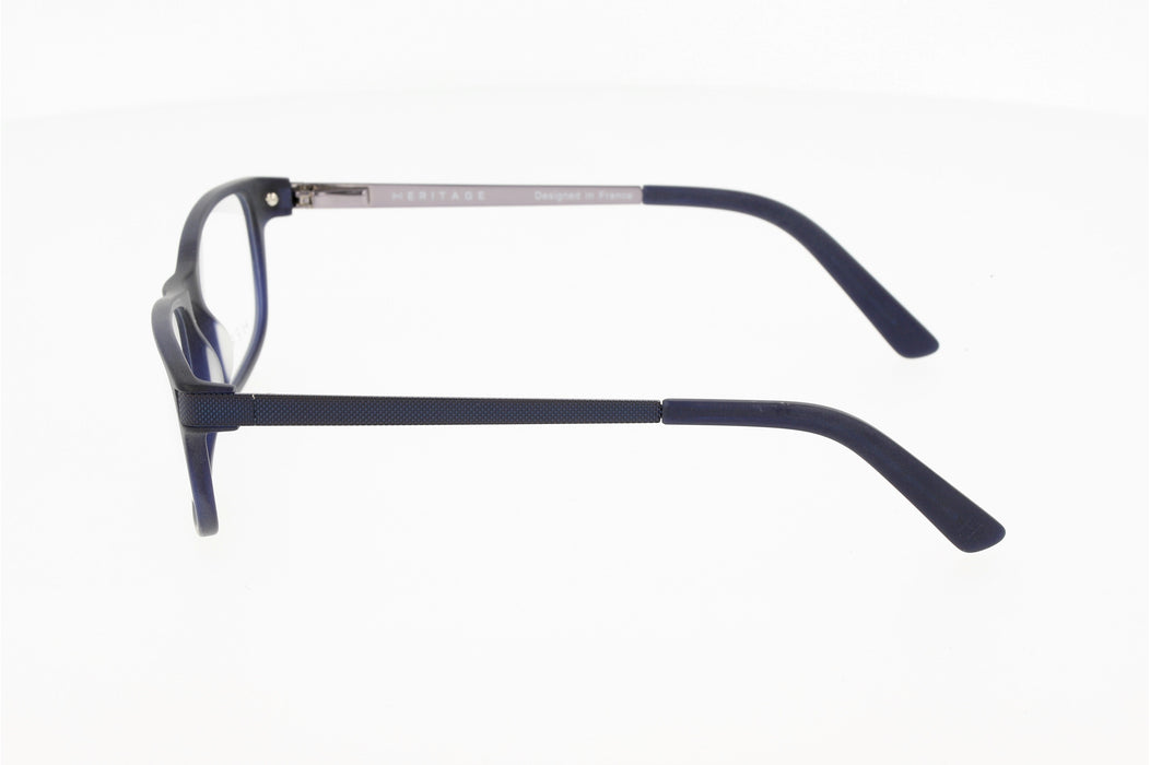 Vista3 - Gafas oftálmicas Heritage HEOM0005 Hombre Color Azul