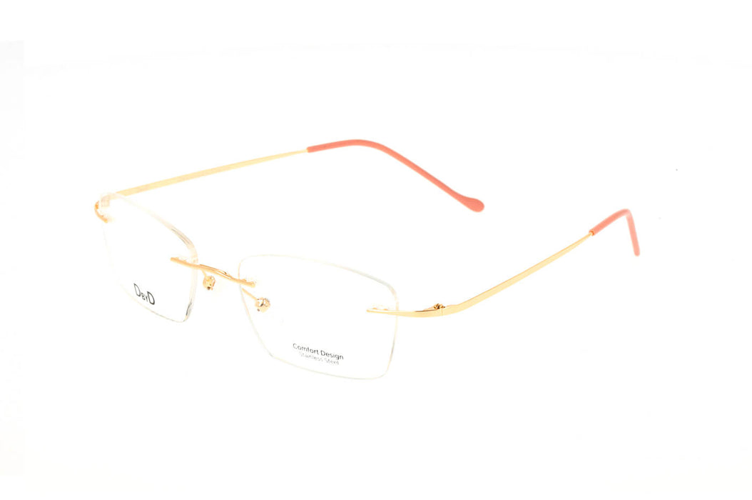 Vista3 - Gafas oftálmicas DbyD DBOF5026 Mujer Color Oro